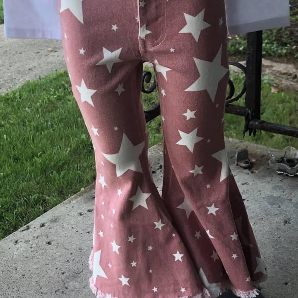 Girls bell bottoms